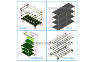 Κοινό CAD ραφιών σωλήνων χάλυβα συστημάτων που σύρει τις πρότυπες βιομηχανικές τοποθετώντας σε ράφι μονάδες