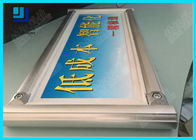 Υποδοχή κάρτας γυαλιού σωλήνων κραμάτων αλουμινίου για το πλακάκι γυαλιού 5mm και ακρυλικός πίνακας PP στο άσπρο π-2000-α