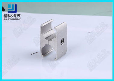 Plate Type Connection Sandblasting Aluminium Tube Joints Parallel Holder AL-11