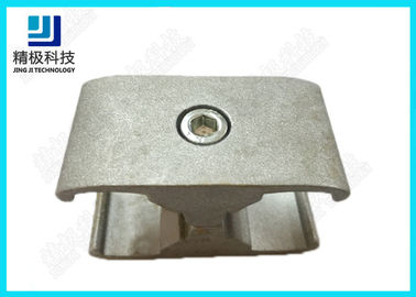 Plate Type Connection Sandblasting Aluminium Tube Joints Parallel Holder AL-11