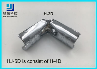 Worktable Chrome Pipe Connectors 5 Way Universal Metal Pipe Joints Union