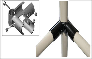 Flexible Metal Pipe Connectors Dia 28mm Plastic Coated Pipes And Metal Pipe Joints