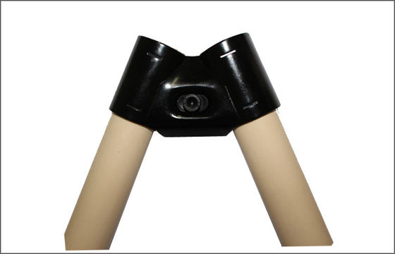 Durable Metal Pipe Connectors Made from 23mm Thick SPCC Steel with Protective Electrophoresis and Zinc Nickel Chrome Plating Surface Treatments