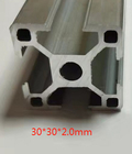 Ενίσχυση του τετραγωνικού σχεδιαγράμματος 30mmx30mm αργιλίου με την επεξεργασία Alumite